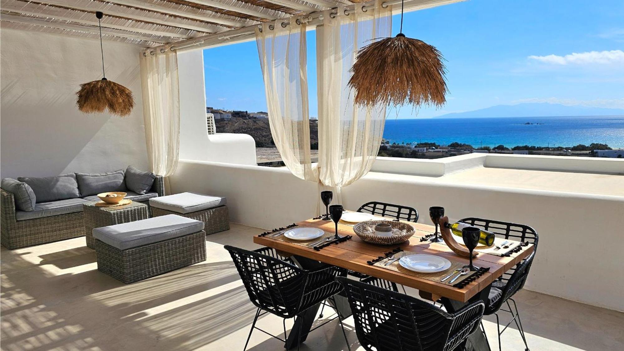 Mykonos4Islands Seaside Homes And Suites 칼로 리바디 객실 사진